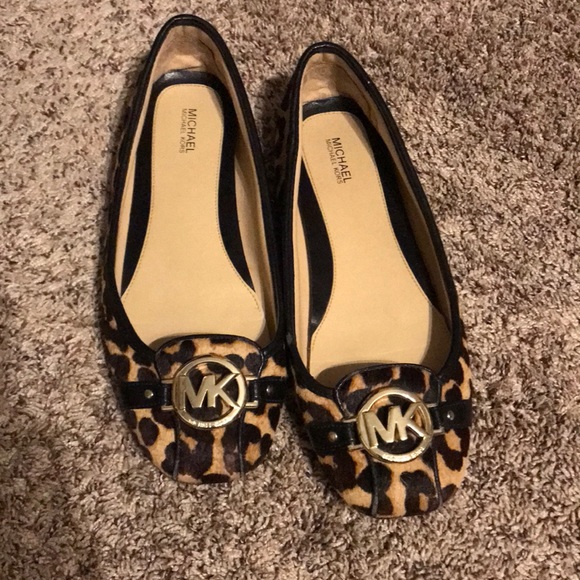 Micheal Kors Leopard print flats - Picture 1 of 5